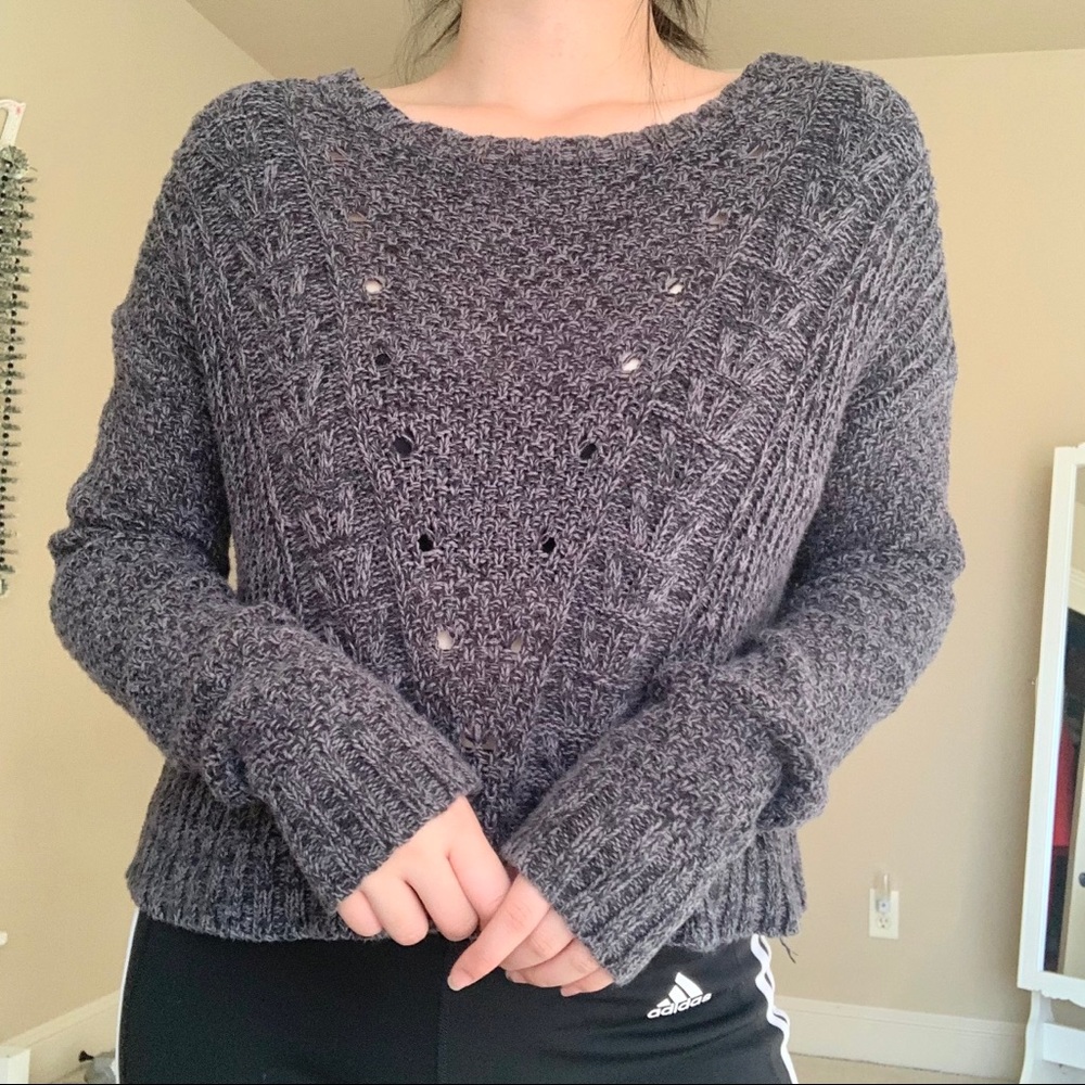 🛍Cropped Black Sweater